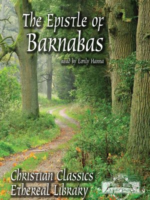 cover image of The Epistle of Barnabas